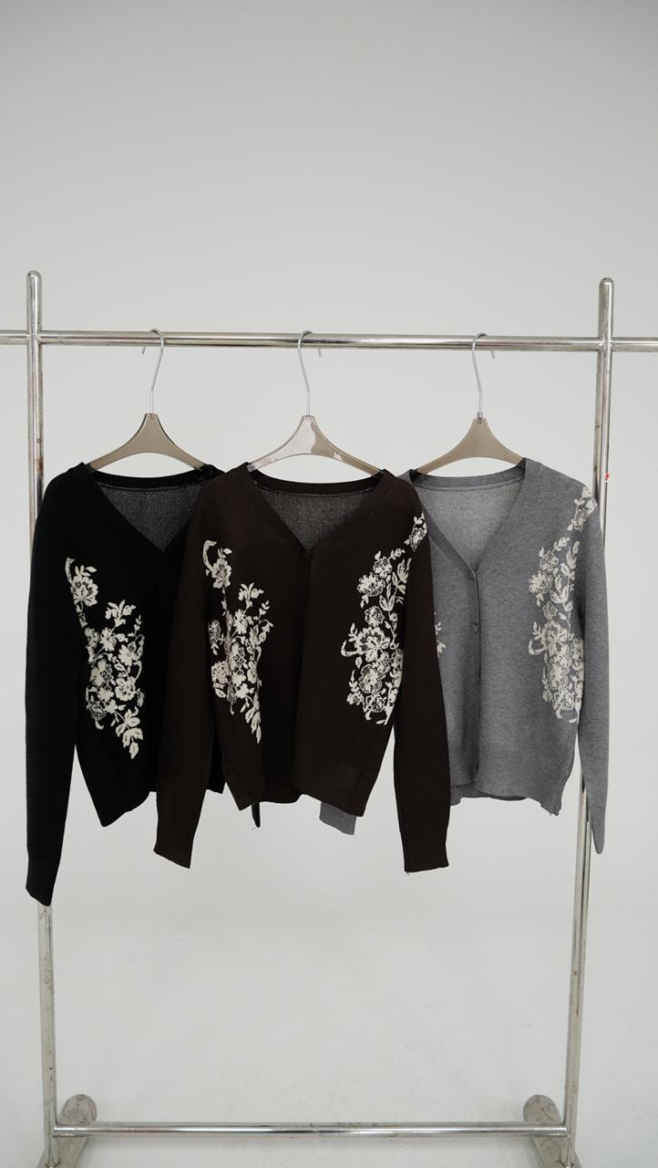 SALERA Aurelle Pattern Cardi